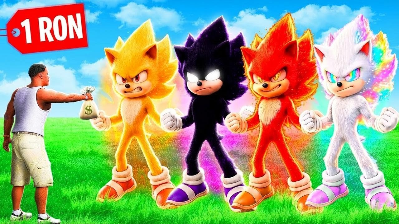 Am cumpărat toate transformările lui Sonic cu 1$ în GTA 5! Nu îți vine să crezi ce se întâmplă