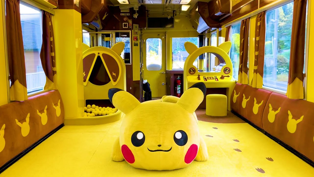 Incredible! Riding Japan's Pokémon Pikachu Train ⚡️🚃 and Fastest Bullet Train