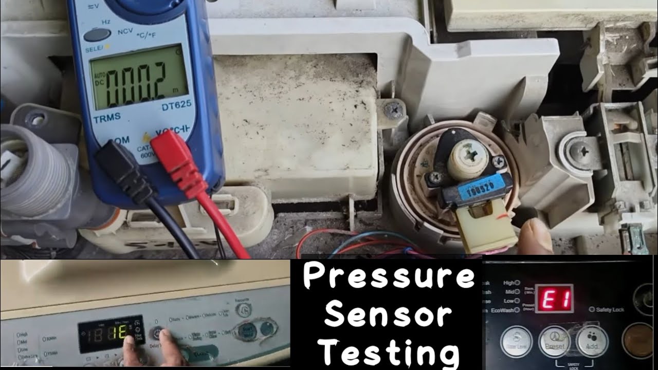 Washing Machine E1 Error / Washing machine Pressure Sensors Explained