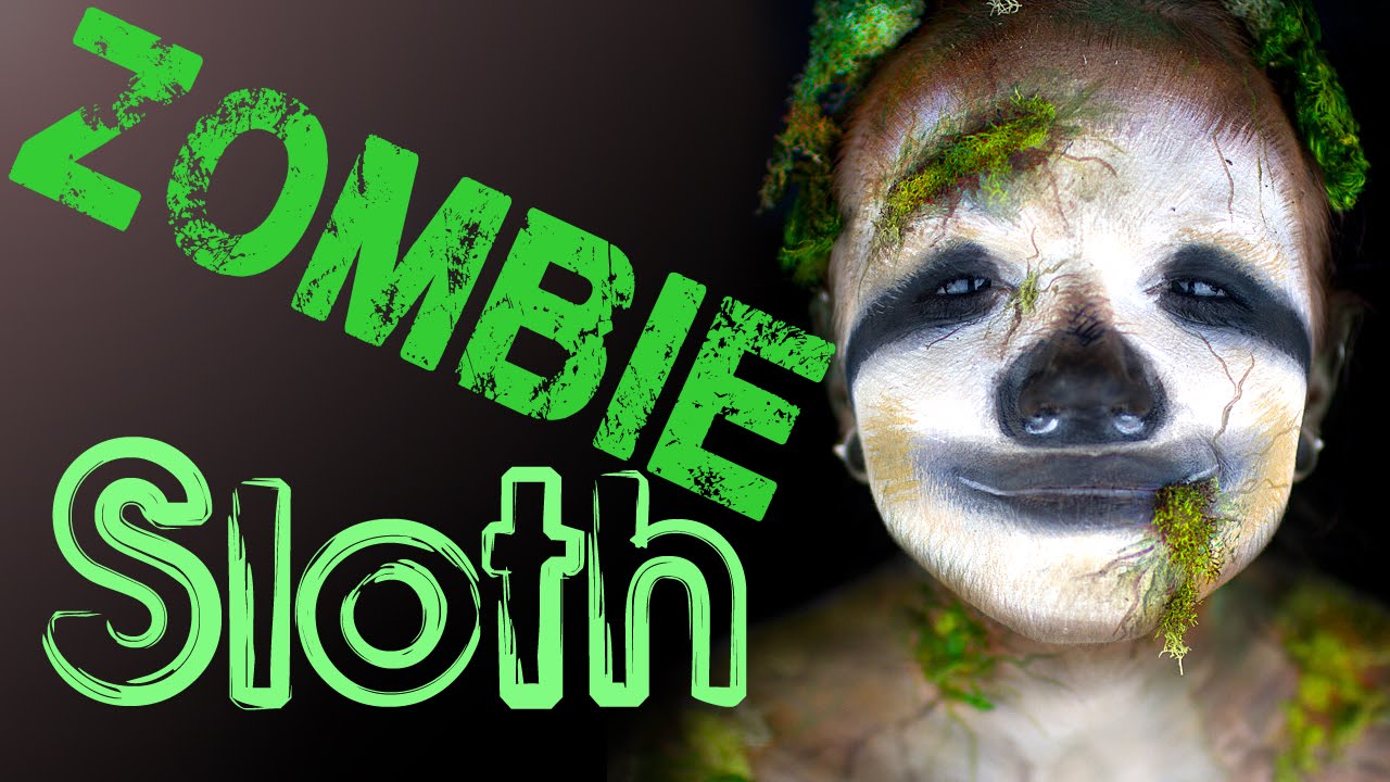 Zombie Sloth Makeup Tutorial.... wait, what??