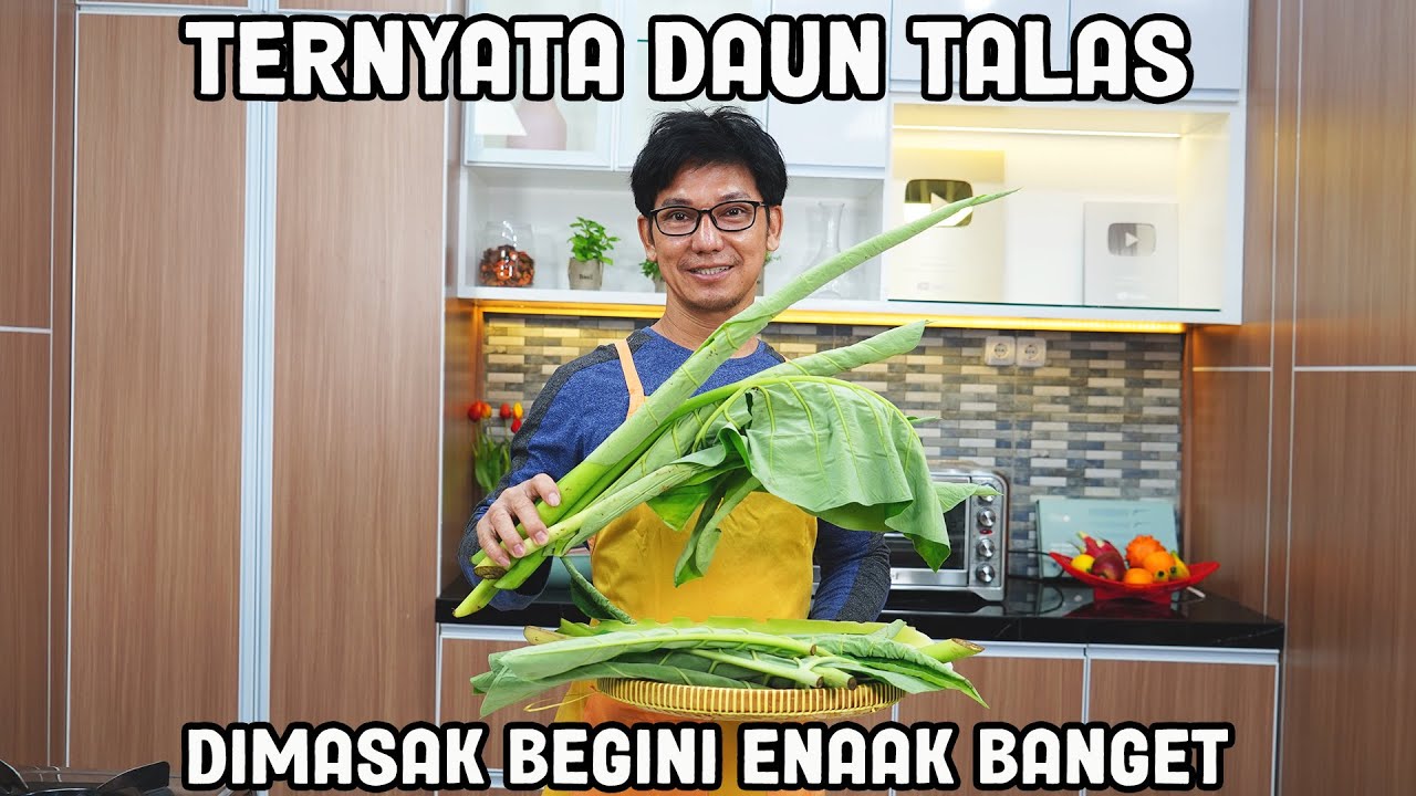 Ternyata DAUN TALAS Dimasak Begini ENAAK Banget & TIPS Masak Talas Supaya Tidak GATAL