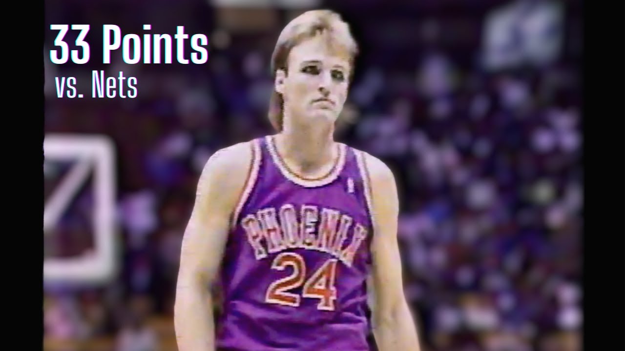 Suns at Nets 12/30/1988 (Highlights) - Tom Chambers 33 Points