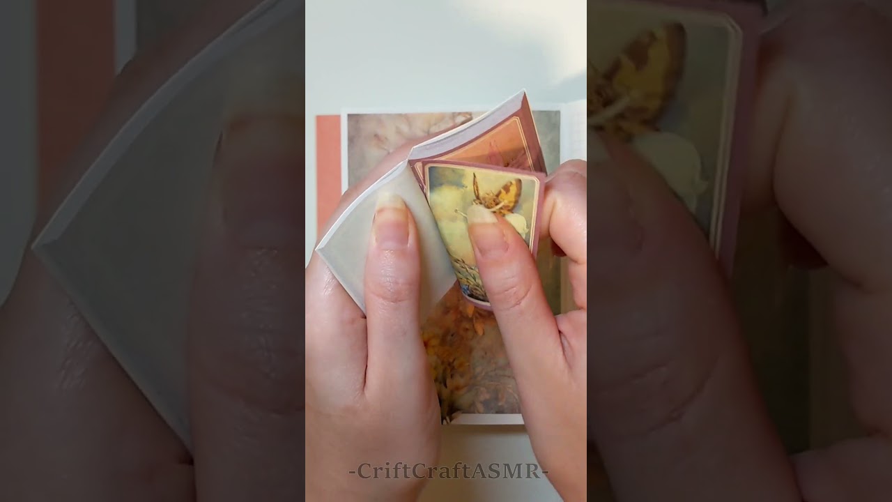 ASMR Journal With Me | Let Nature Comfort You | Scrapbook Craft no talking  #craft #shorts #asmr