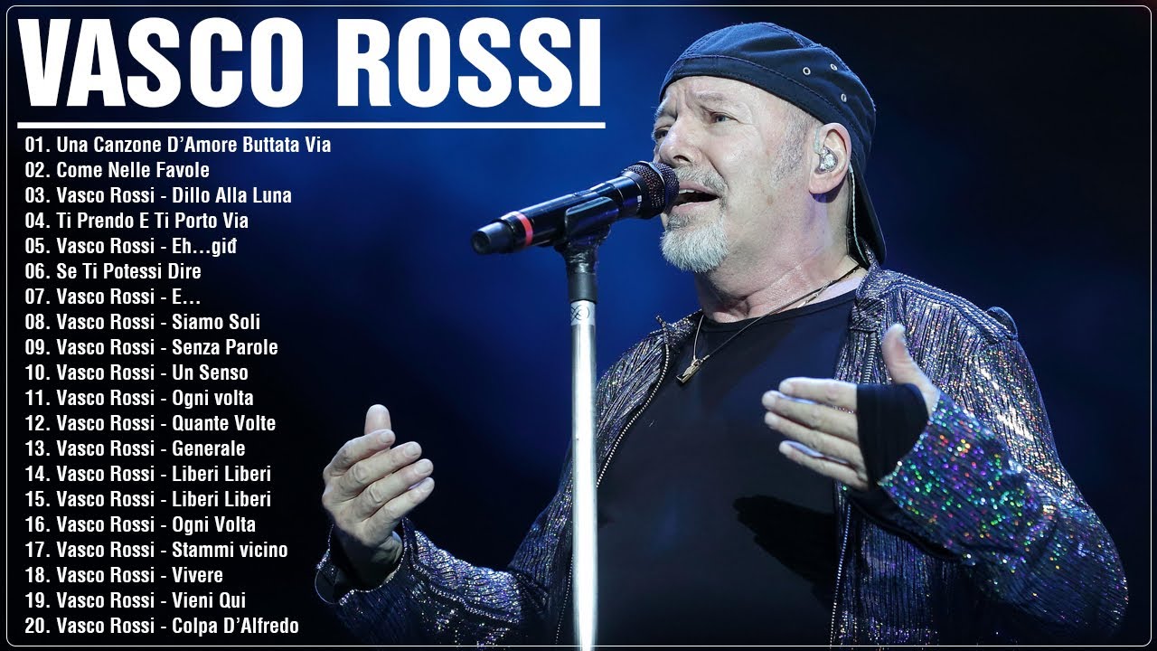 Vasco Rossi Live - Vasco Rossi Greatest Hits Full Album 2025 - The Best of Vasco Rossi