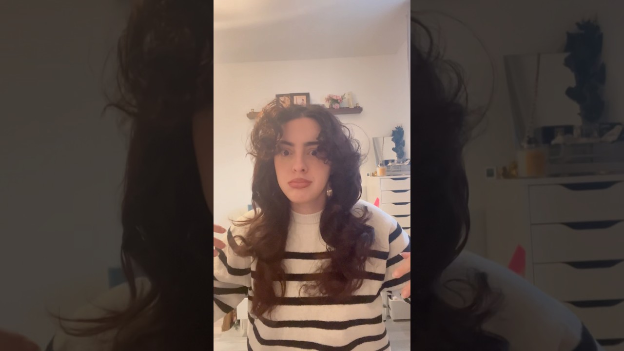 Grwm but it’s a heatless curls fail #grwm #everydaymakeup #heatlesscurl