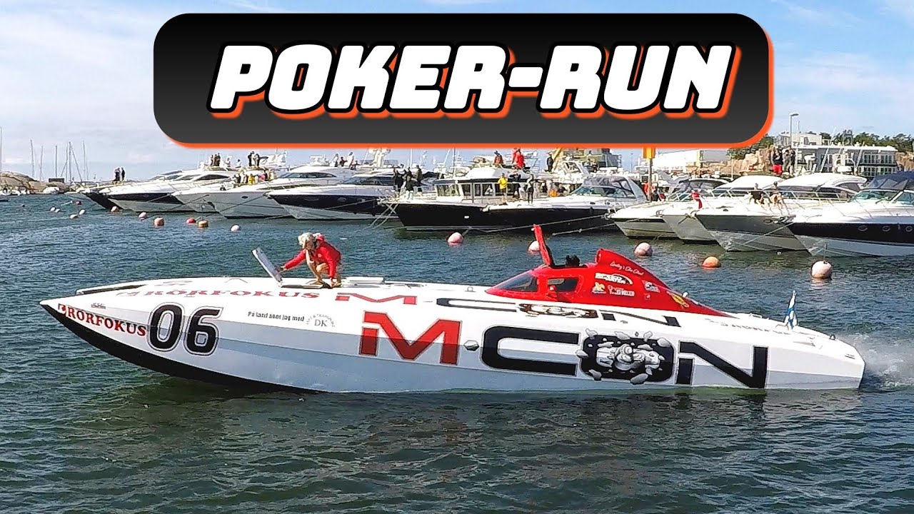 Hanko poker Run 2021. Fast Catamarans!