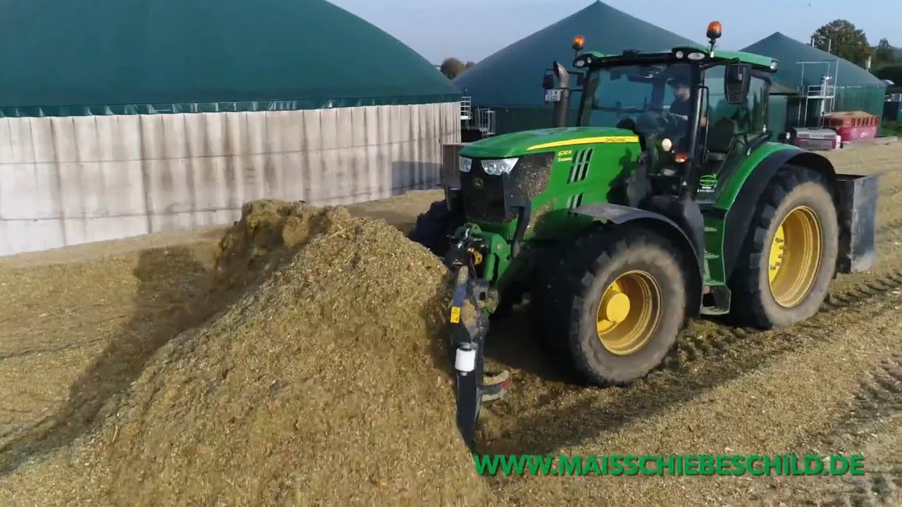 Maisschiebeschild SILAGE BLADE [John Deere 6210R] www.maisschiebeschild.de