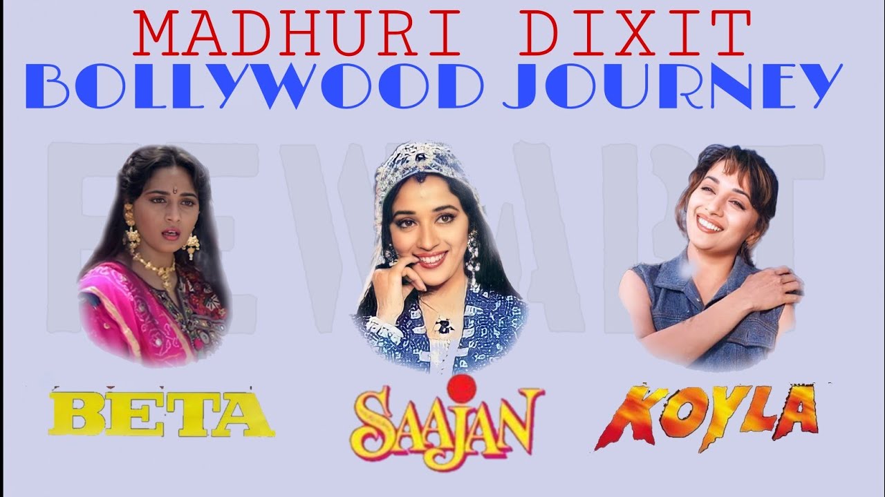Madhuri Dixit Bollywood Journey || Few Art || Actors Journey || Part - 1 #Fewart