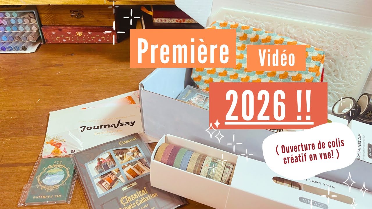 Unboxing Journalsay package - just what I need to get back 100% into my creative journal!!