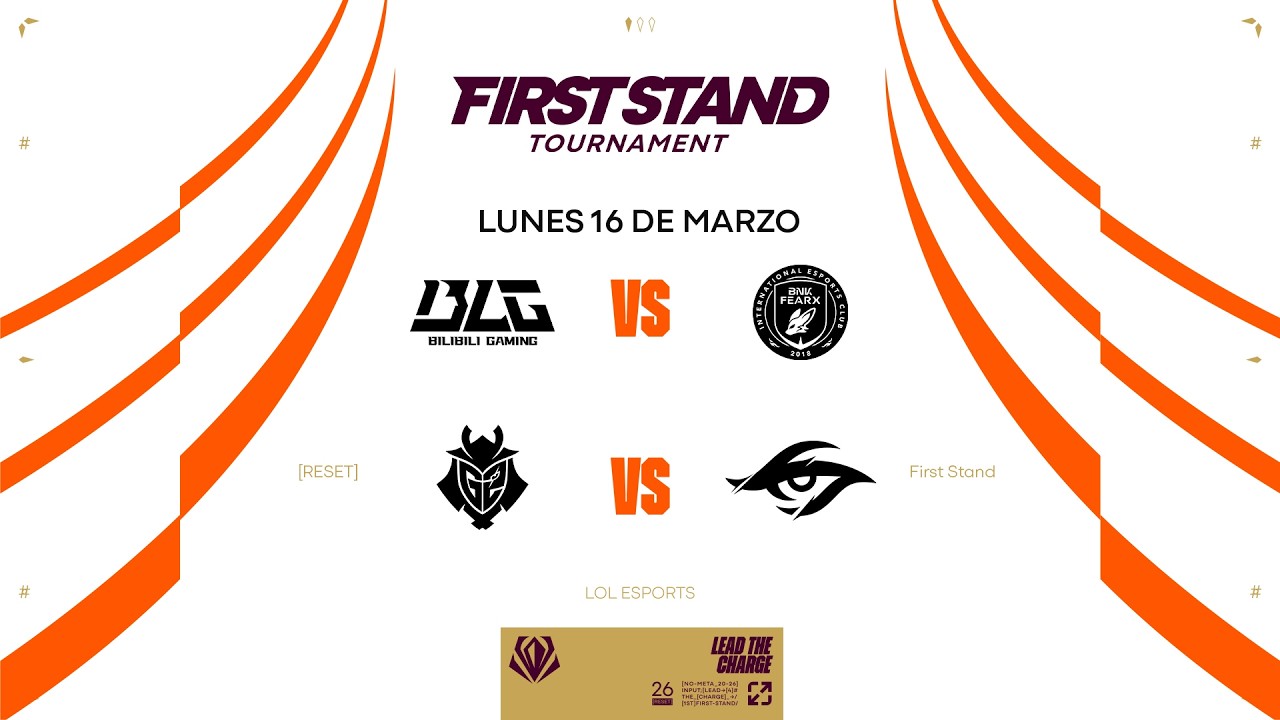 BLG vs BFX | First Stand Tournament | Fase de Grupos | Día 1 | Bo5