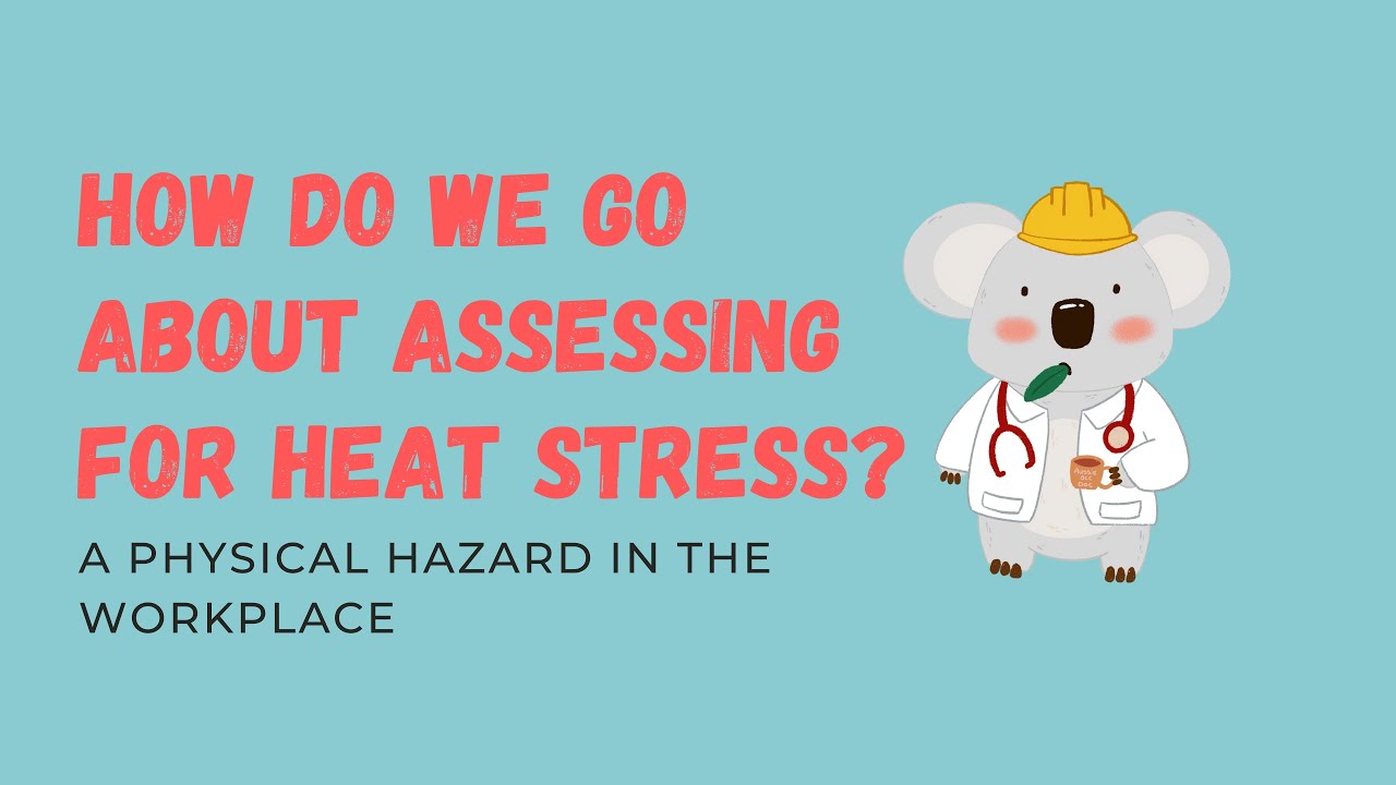 How do we go about assessing for Heat Stress: A Physical Hazard in the Workplace