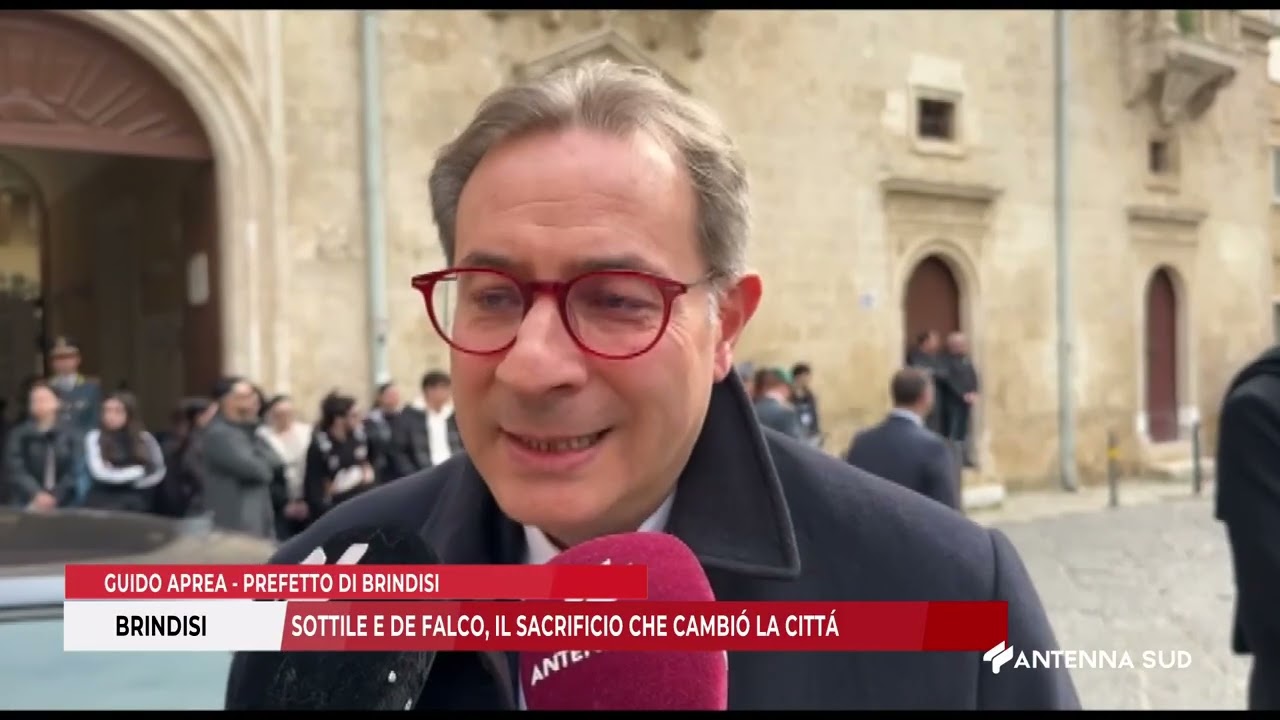 03 MARZO 2026   BRINDISI   SOTTILE E DE FALCO, IL SACRIFICIO CHE CAMBIÓ LA CITTÁ