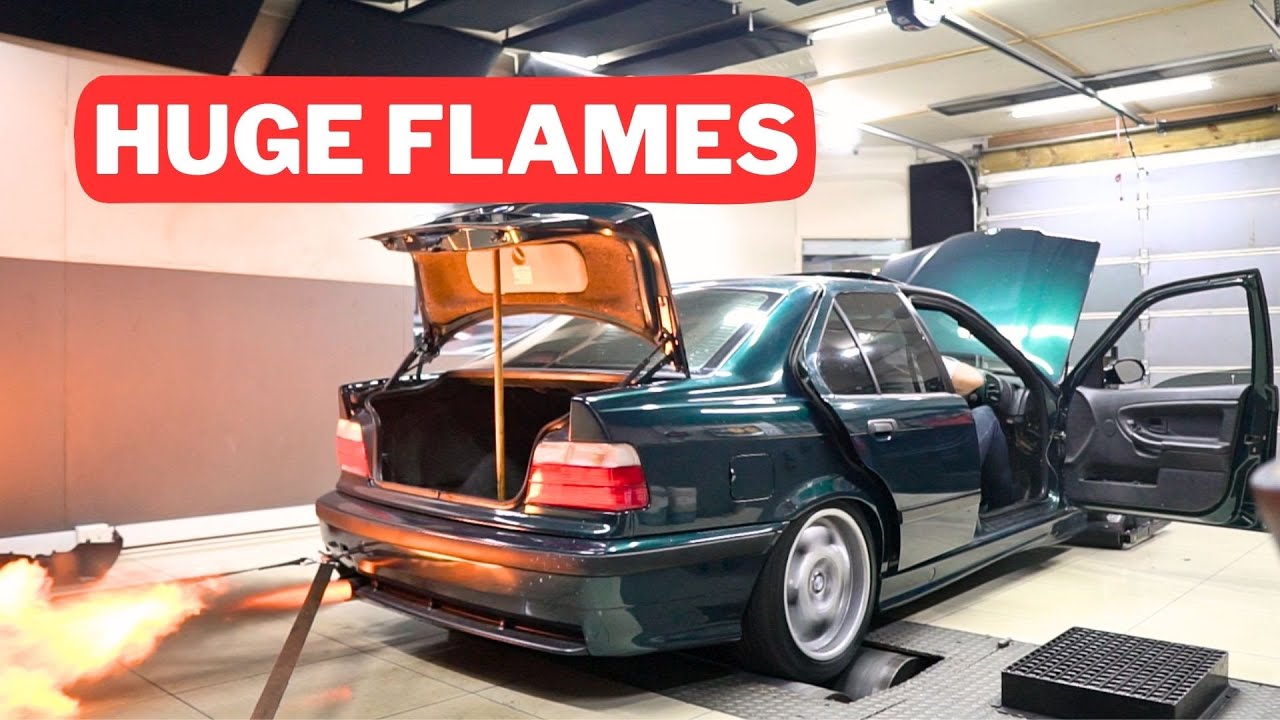 MEET NAAIME'S TURBOCHARGED BMW E36! WITH HUGE FLAMES🔥🔥
