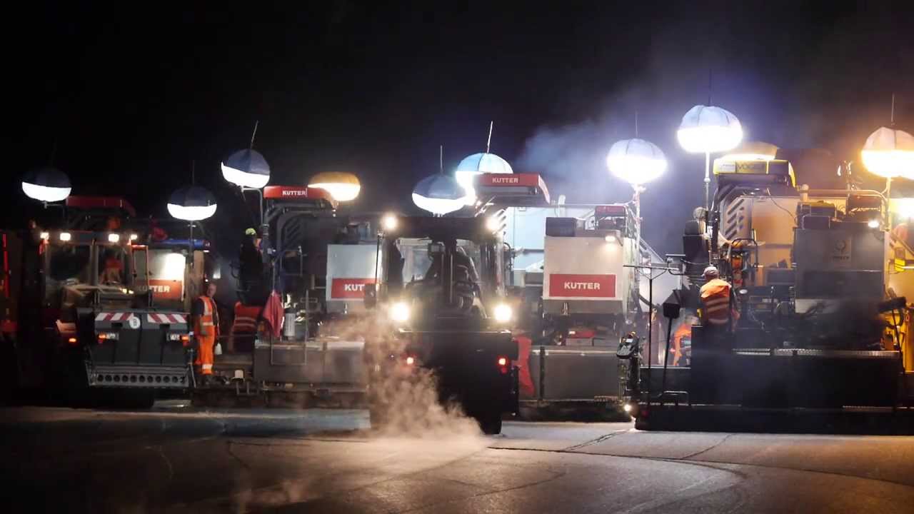 Zweimal 48 Stunden Fahrbahnsanierung der Autobahn A9