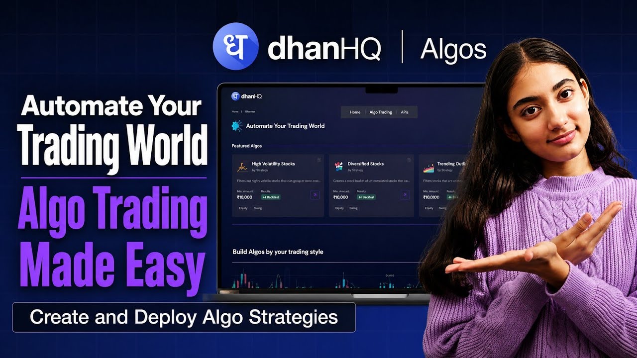 Introducing DhanHQ Algos: Deploy Ready-Made Algos Strategies with 1-Click | DhanHQ Algos