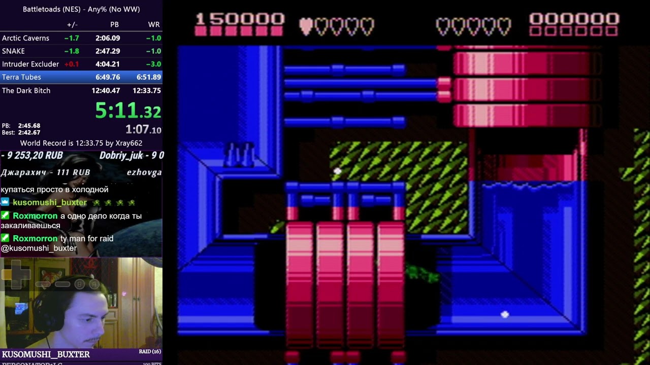 Battletoads speedrun in 12:37