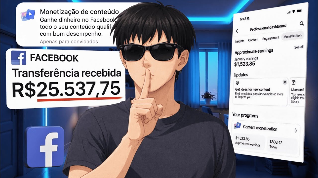 Foi assim que MONETIZEI 6 páginas no FACEBOOK ( faça isso e me agradeça depois ) 