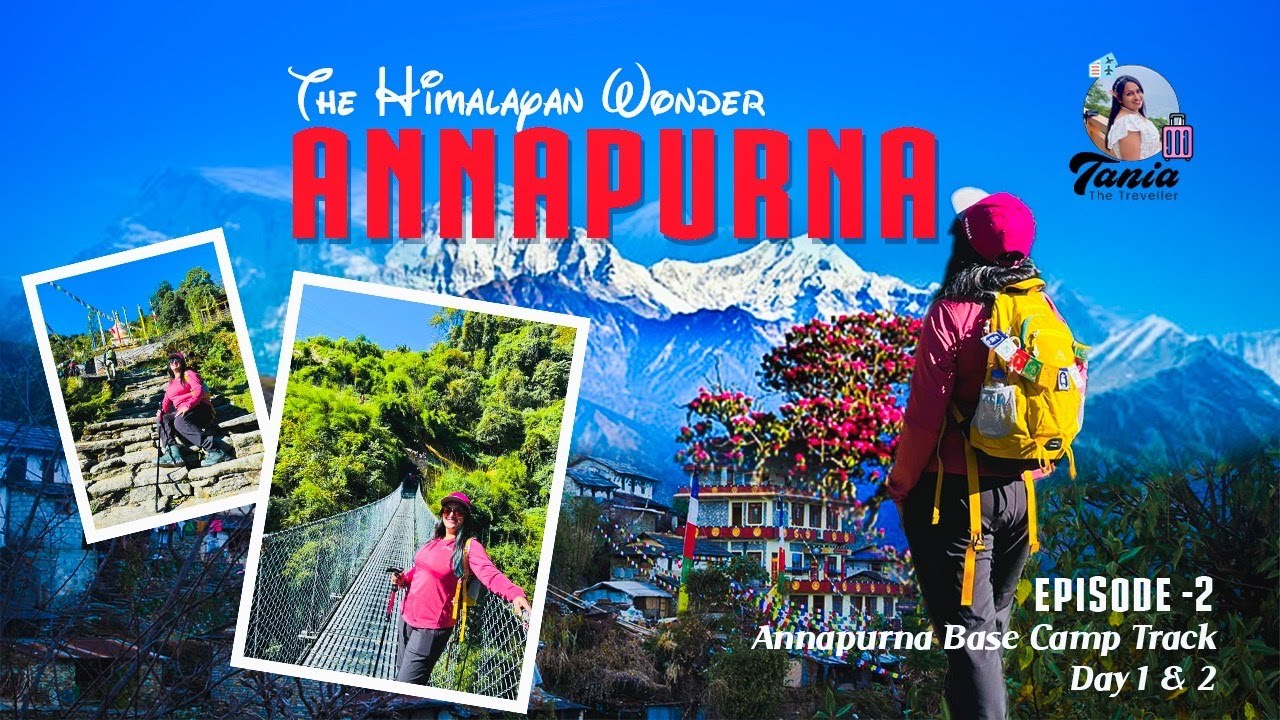 ANNAPURNA base camp trek | Nepal | Hiking Jhinu | Chomrong | Bamboo | ABC TREK