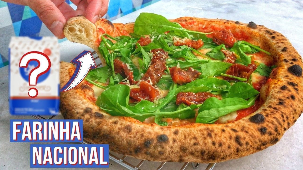 Pizza Napolitana com Farinha Nacional