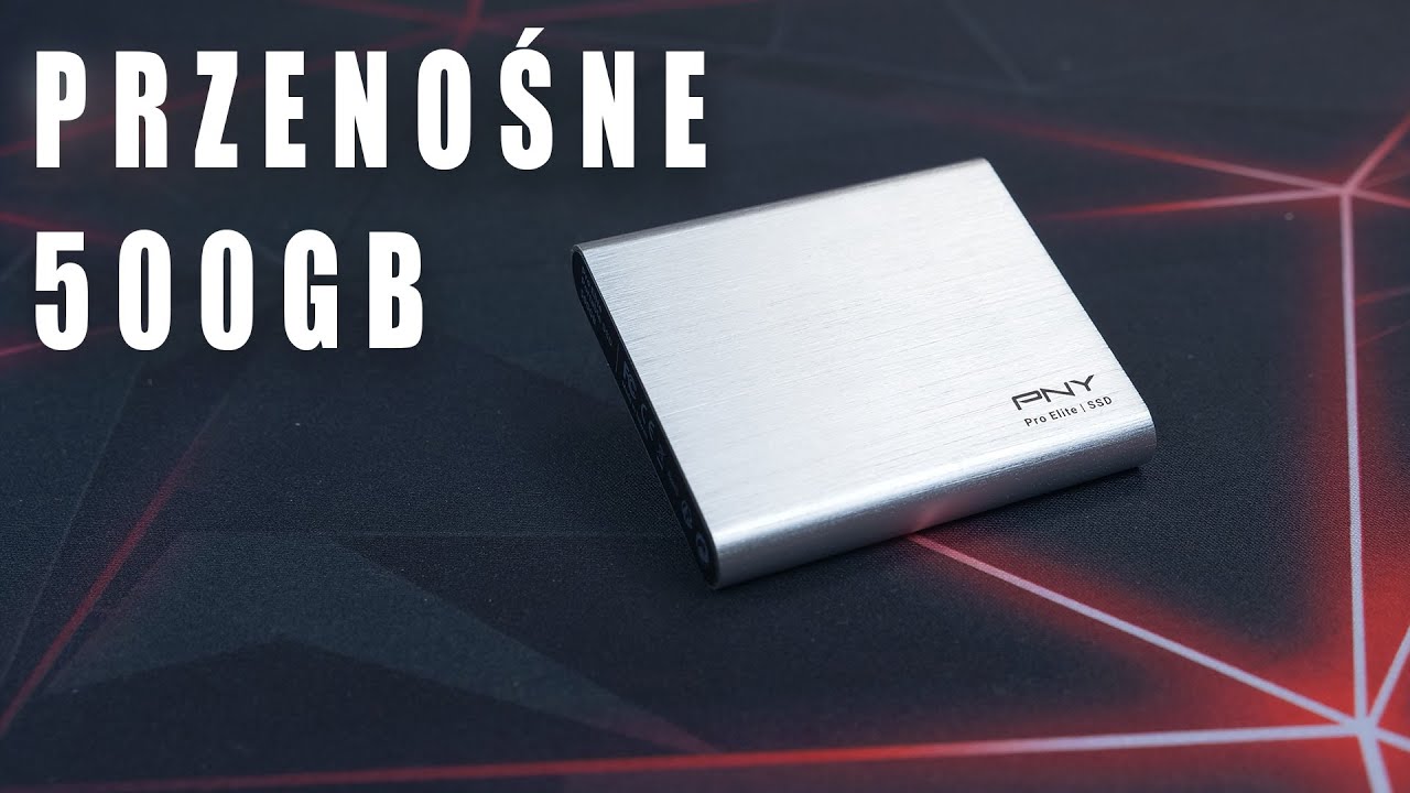 PNY Pro Elite 500GB - mały poręczny dysk ssd kt&oacute;ry zabierzesz ze sobą.