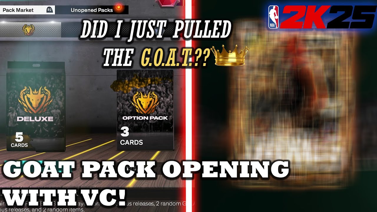NBA 2K25 MYTEAM SEASON 9 GOAT PACK OPENING WITH VC! - DID I JUST PULLED THE GOAT???