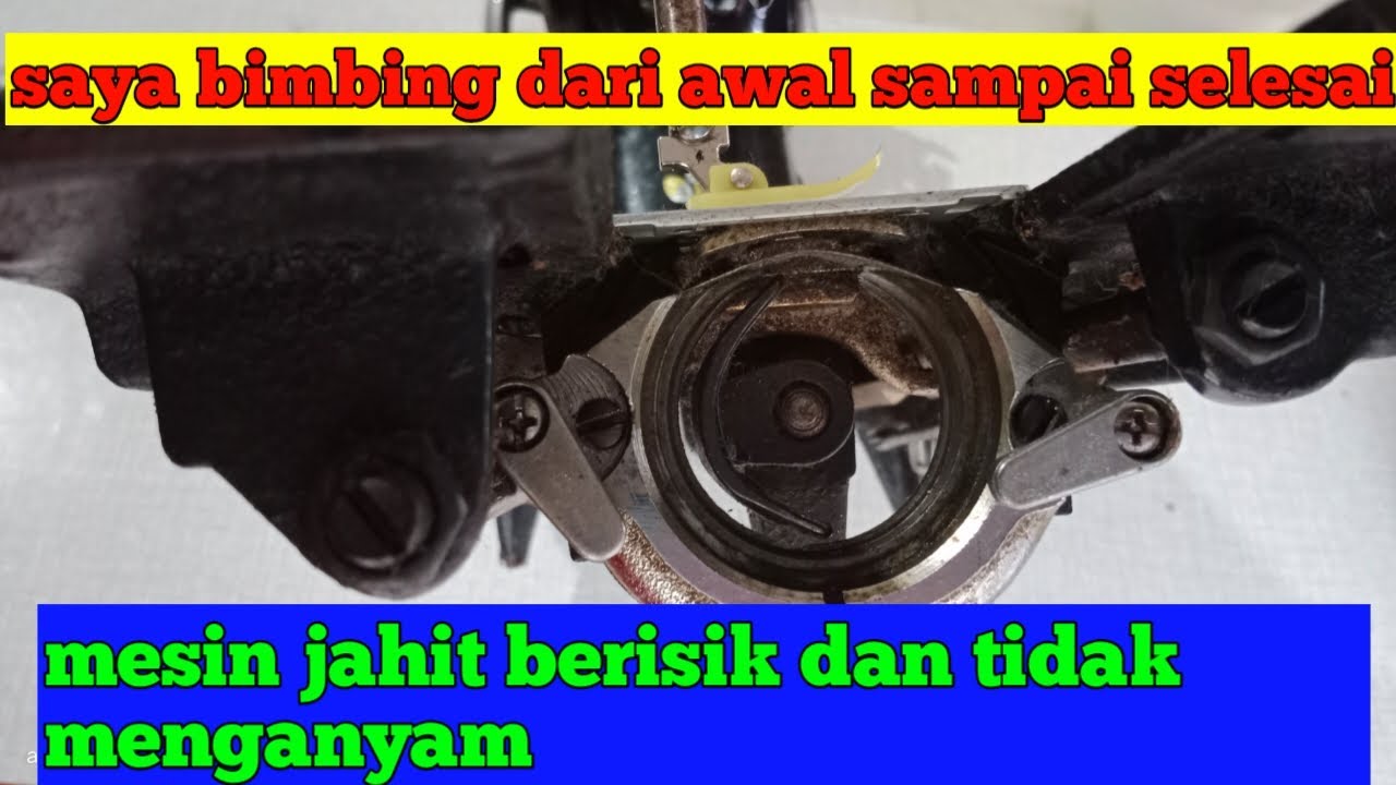 AYO BELAJAR BERSAMA, CARA MEMPERBAIKI MESIN JAHIT BERISIK DAN TIDAK MENGANYAM || ABAY_TAYLOR