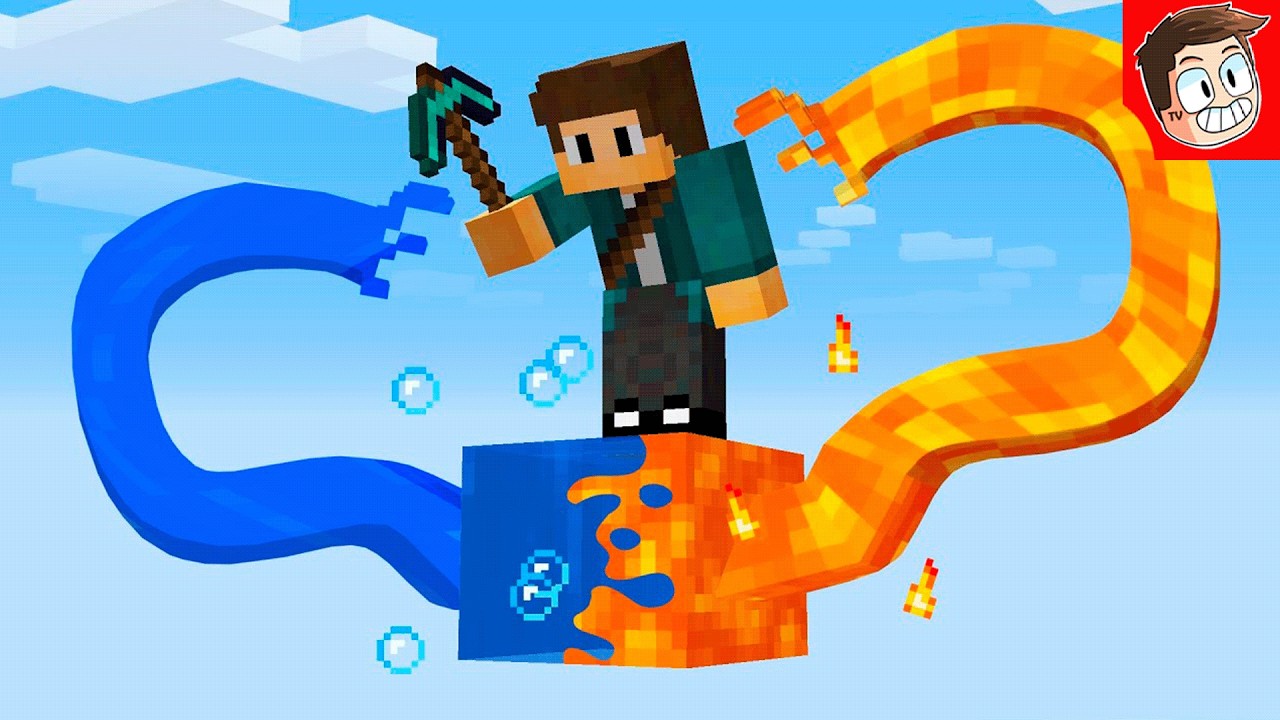 TODOS 1 BLOCO dentro do Minecraft!