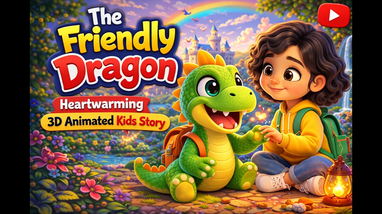 The Friendly Dragon 🐉 | Heartwarming 3D Animated Kids Story