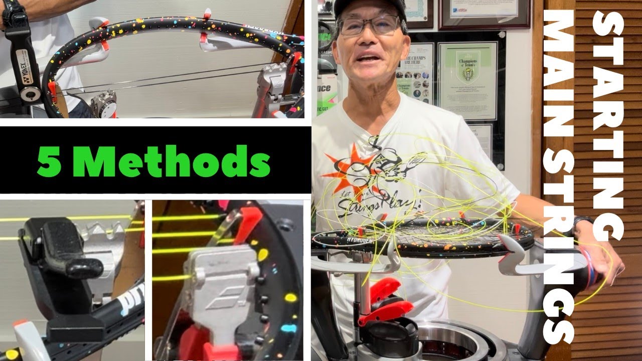 Racquet Stringing [Starting Main Strings | 5 Methods]