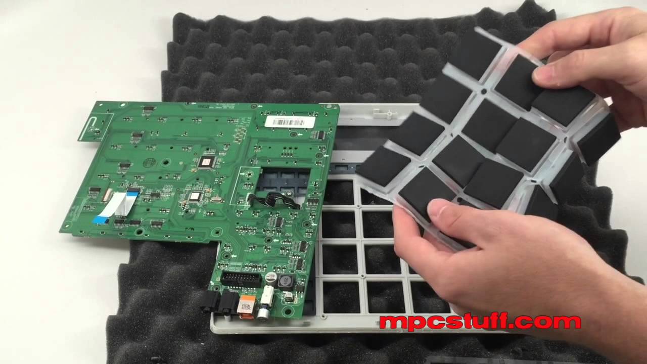 Установка толстых жировых прокладок Akai MPC Studio / Corx - MPCstuff.com