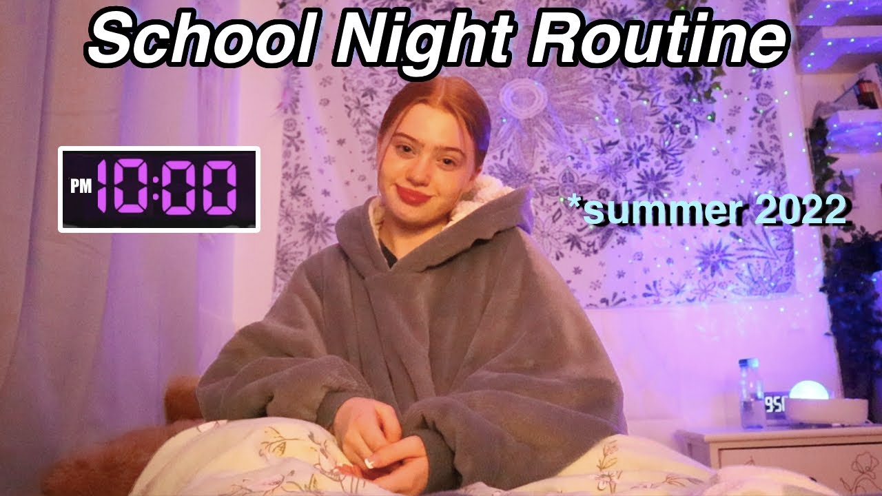 My School Night Routine *Summer 2022 | Ruby Rose UK