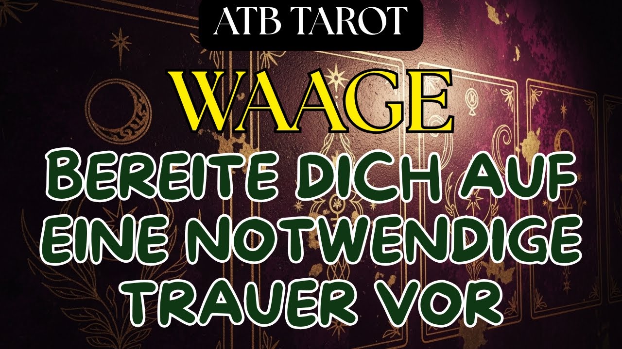 WAAGE: Was diese Woche passiert, wird dich schockieren — es kann beängstigend sein, aber befreiend