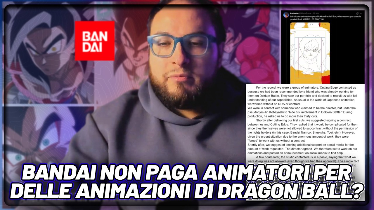 Dragon Ball Dokkan Battle non Paga gli Animatori?