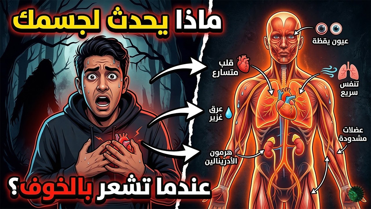 ماذا يحدث لجسمك عندما تشعر بالخوف. #الخوف