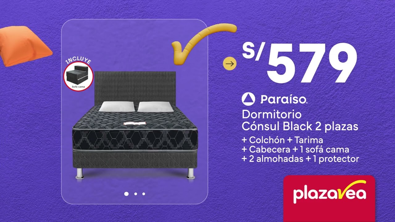 Lo que necesitas para dormir tranquil@ y despertar RENOVAD@... 😴💤 En plazaVea y plazaVea.com.pe 📲