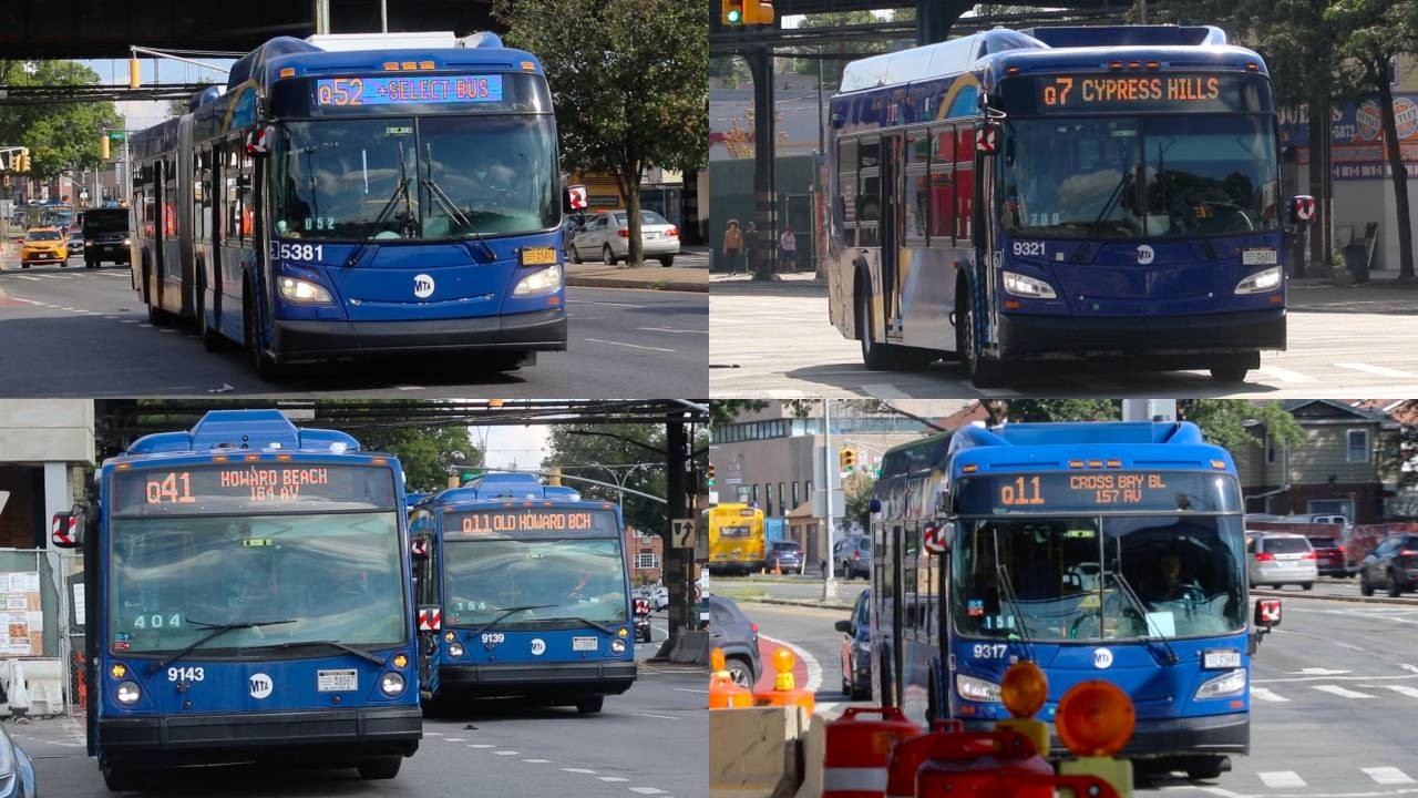 MTA Bus Company: Q7, Q11, Q41, Q52-SBS, Q53-SBS, & Q112 Bus Action at Rockaway Blvd (QBNR Phase 2)