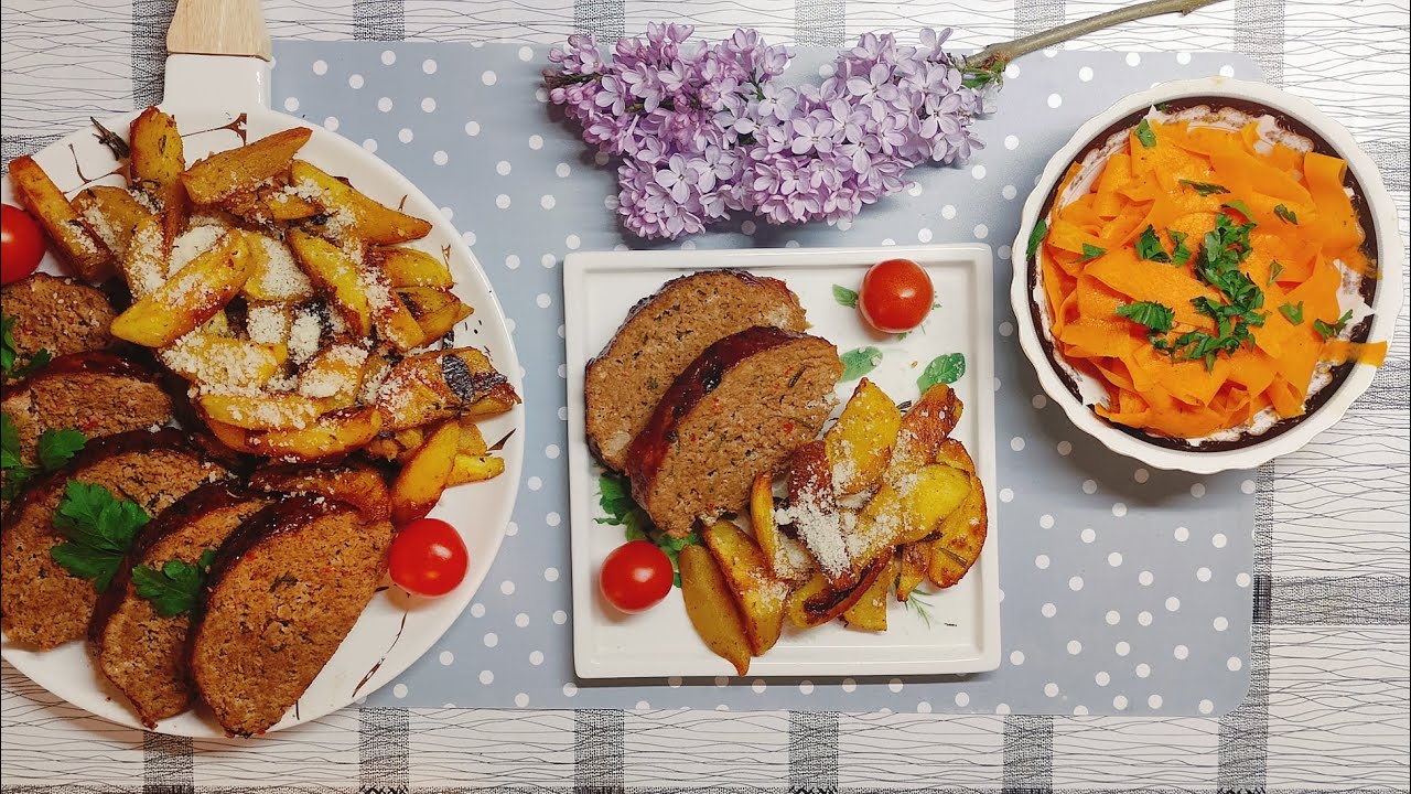 Ruladă de carne tocată cu cartofi la cuptor &ndash; Chiftea la tavă, rețetă completă și delicioasă