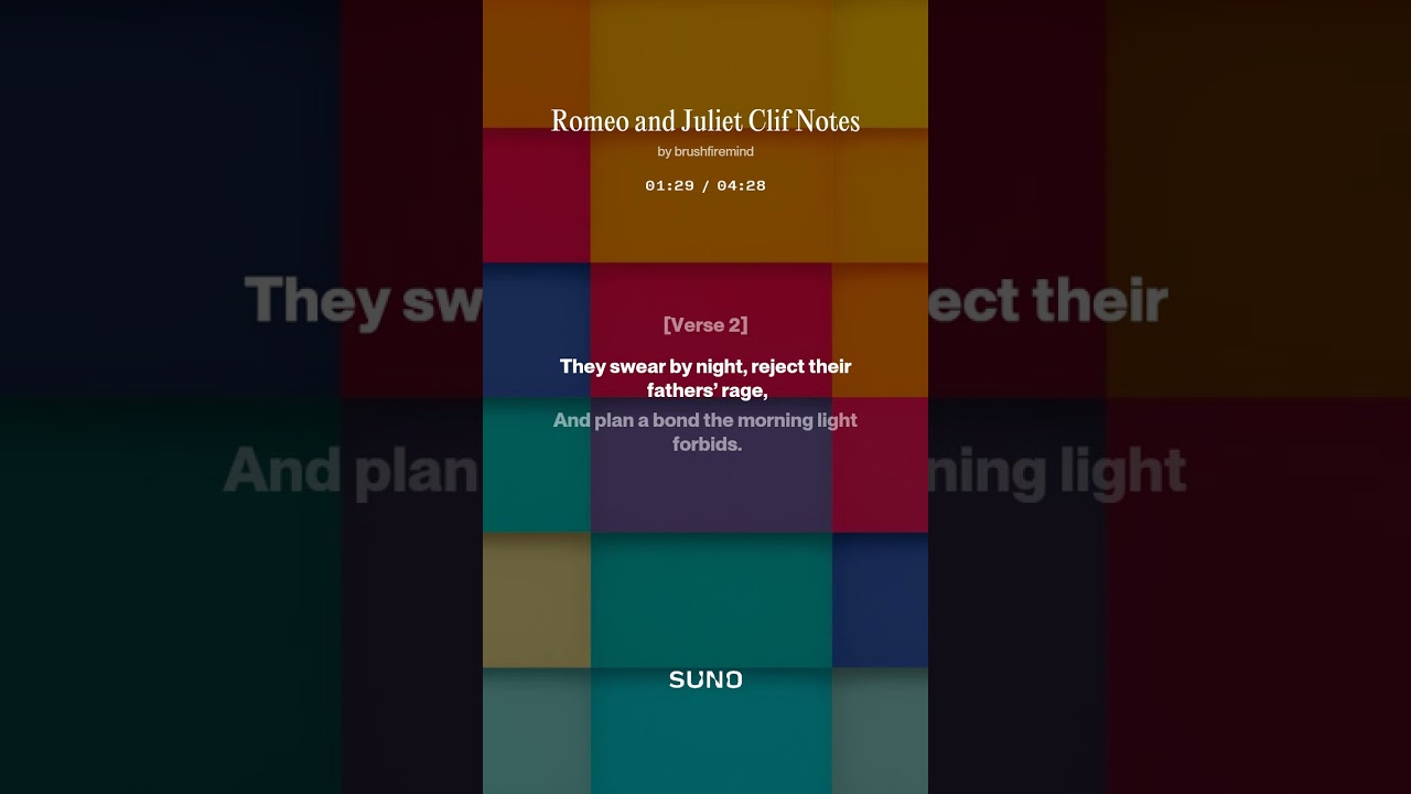 Romeo and Juliet Clif Notes