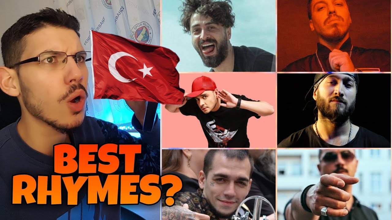Turkish Rap Reaction |  En iyi Kafiye Yapan Rapçiler | Misterkingmuhi