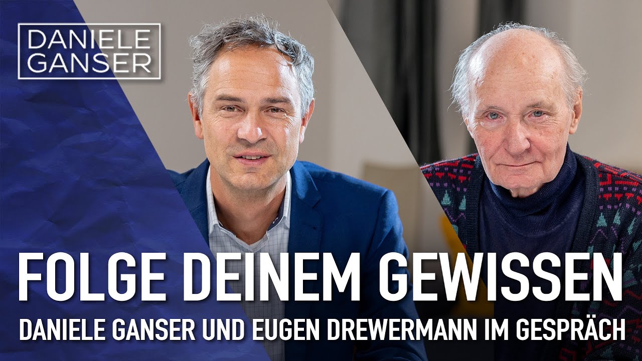 Dr. Daniele Ganser: Folge Deinem Gewissen (Im Gespräch mit Dr. Eugen Drewermann 28.10.23)