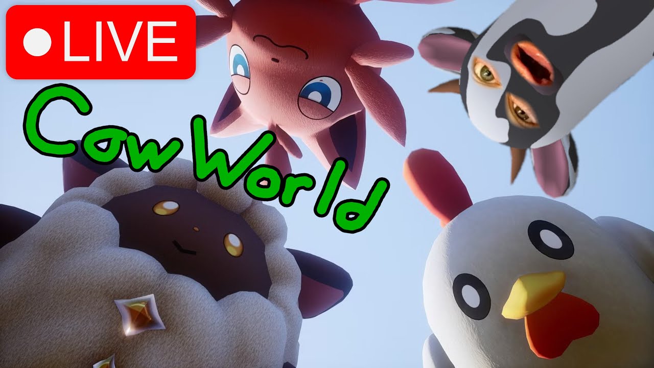 CowWorld fresh start w/ Vulkris #palworld #palworldgame 🐄