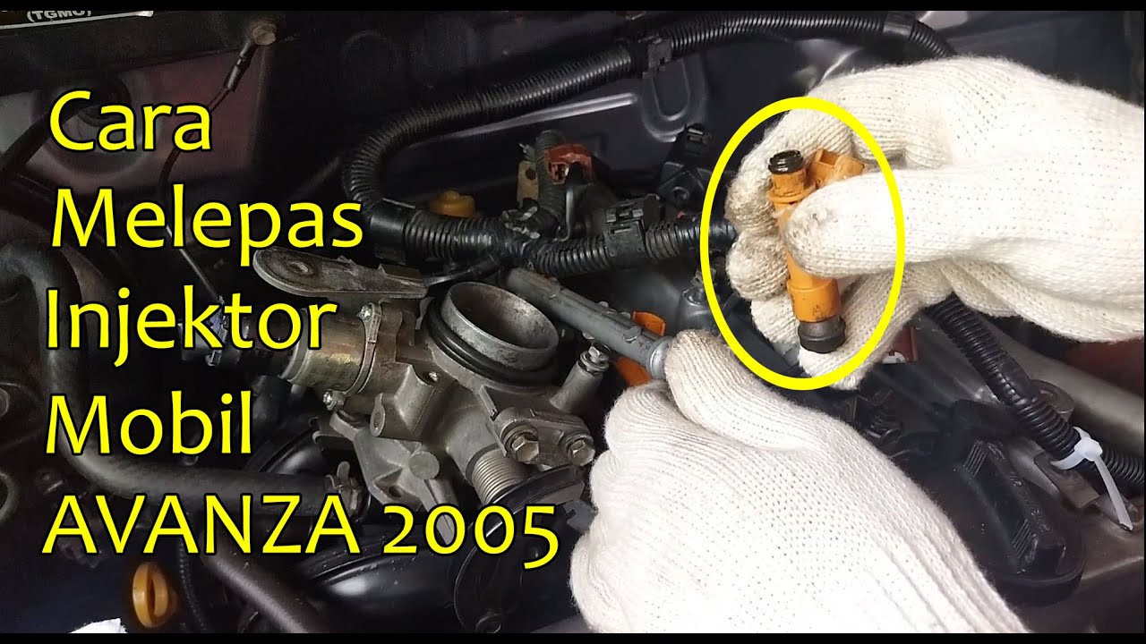 CARA MELEPAS INJEKTOR MOBIL AVANZA 2005#otomotif #tutorial #injektor
