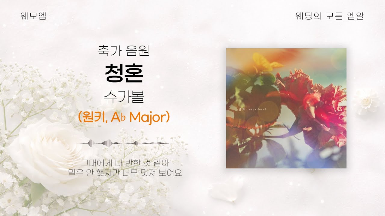 (MR)슈가볼 - 청혼(원키, Ab Major)