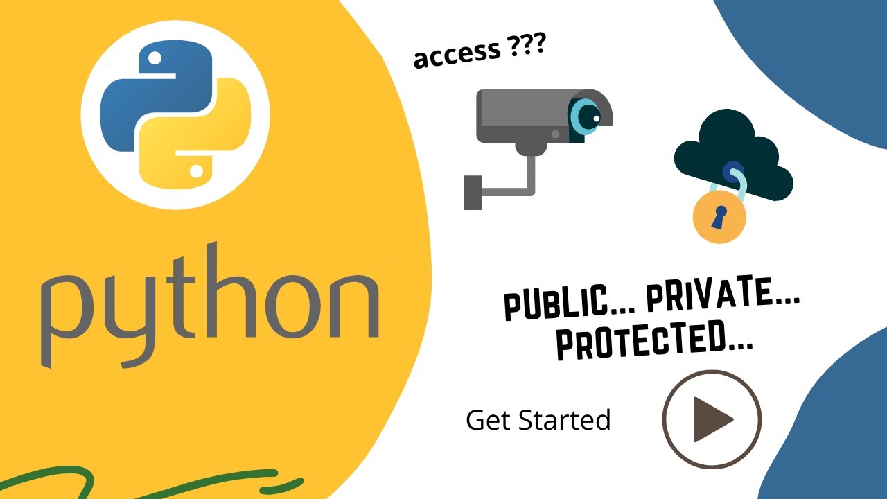 Python : Public, Private, Protected declaration in #python programming | python for beginners