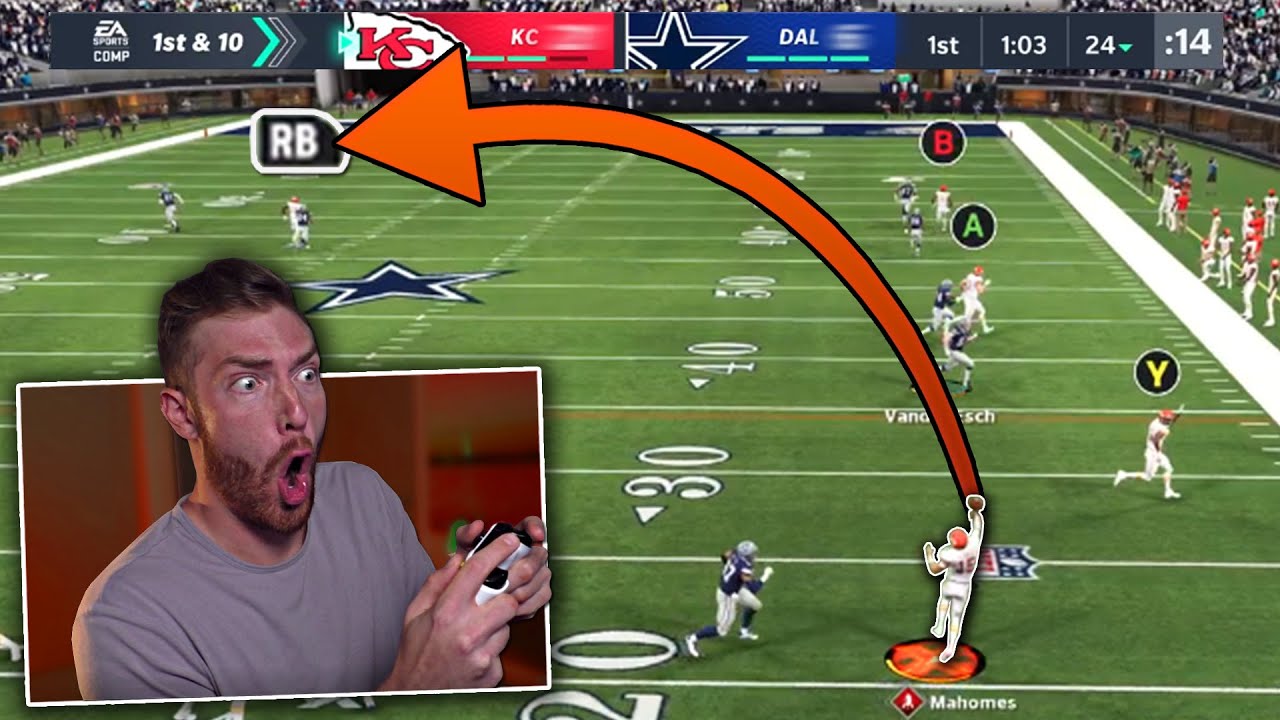 My very first game of Madden 21...