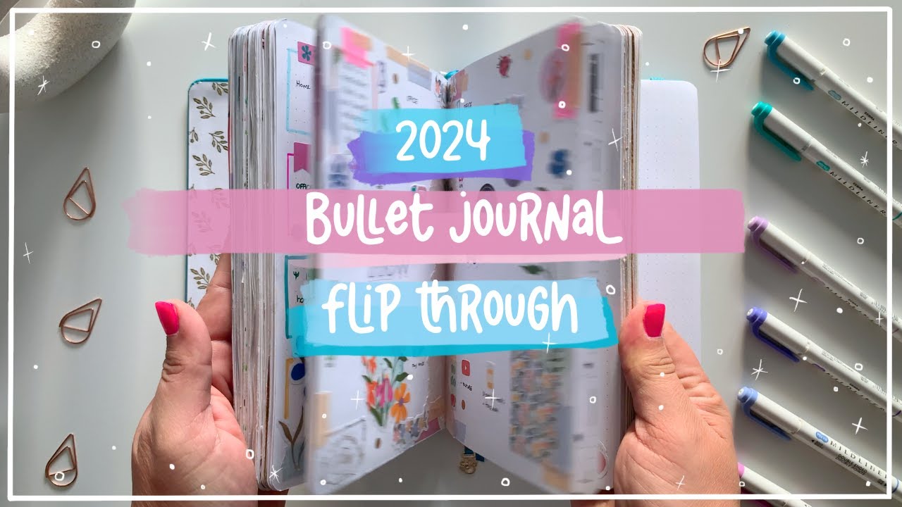 ✨TODO mi Bullet Journal 2024 | Ideas de secciones y dise&ntilde;os✨