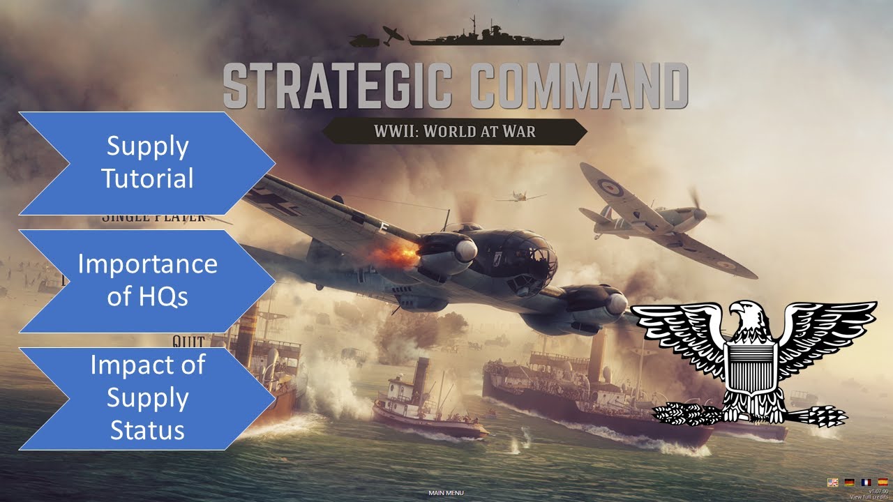 Strategic Command WW2 World at War - Supply for Beginners - Tutorial