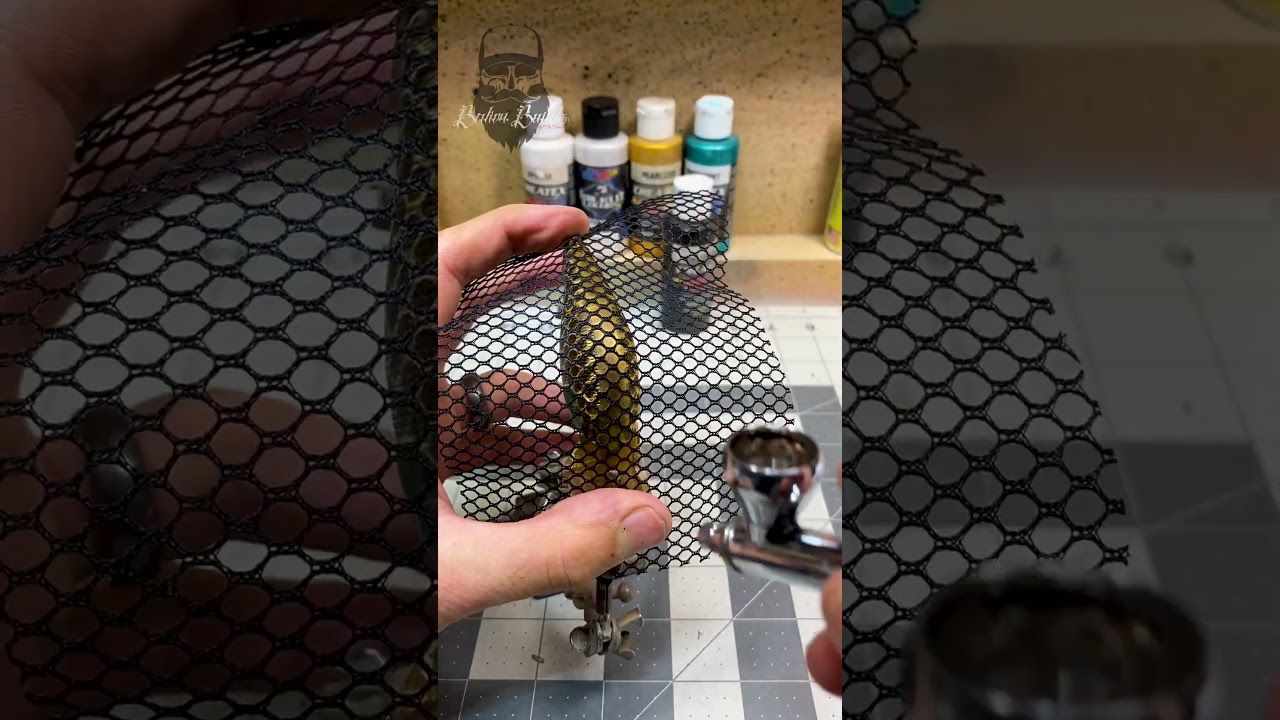 Lure Painting // This one turned out interesting. Thoughts?  #fishing #airbrushpaint #bassfishing