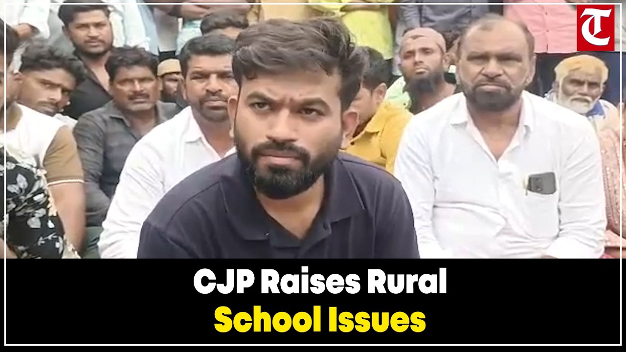 &lsquo;School Thik Karo&rsquo; Campaign: CJP&rsquo;s Abhijeet Dipke Raises Rural School Issues in Hingoli