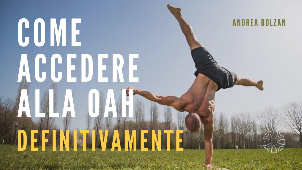 VERTICALE A UNA MANO: COME ACCEDERVI